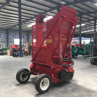 Hacheur de fourrage 2m Moissonneuse-batteuse Mini machine de récolte d'ensilage de maïs
