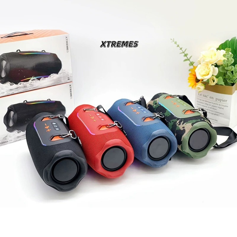 New Cross-border XTREME5 Portable BT Speaker With Shoulder Strap Outdoor Heavy Bass LED Subwoofer Wholesale Stereo Audio · image 4
