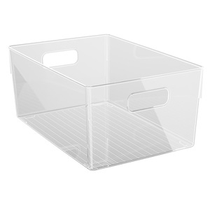 <b>Desktop</b> Storage Box Rectangle Transparent Acrylic <b>Shelf</b> Organizer For Snacks And Miscellaneous Items 500g Capacity - Product Image 5