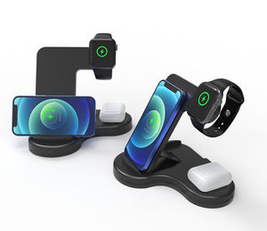 แท่นชาร์จไร้สายแบบ4 in 1แท่นชาร์จไร้สายระบบแม่เหล็ก USB 10W สำหรับสมาร์ทโฟน - Product Image 5