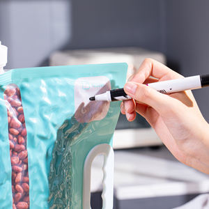 Sacs <span class=keywords><strong>sous</strong></span> <span class=keywords><strong>vide</strong></span> réutilisables sans BPA avec pompe automatique pour aliments frais et économisés - Product Image 4