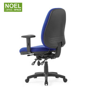 Fauteuil de direction pivotant, fauteuil de bureau réglable avec accoudoirs, chaise de secrétaire rotative - Product Image 5