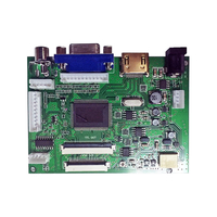 Papan Kontrol LCD Oem Odm Layar LCD AV VGA Monitor, Antarmuka LVDS 40pin Universal, Papan PCB Pengontrol LCD untuk Monitor LCD