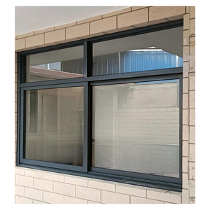 Ventana <span class=keywords><strong>Corredera</strong></span> de Aleación de Aluminio de Alta Eficiencia Energética, Horizontal, de Acero Inoxidable, Doble Acristalamiento, Aislamiento Térmico, Insonorizada y Resistente al Viento - Product Image 1