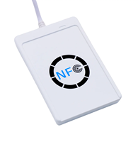 Replicador clon NFC ACR122U USB lector de lectura y escritura de tarjetas inteligentes sin contacto 13,56 MHz lector de Control de acceso de copiadora de tarjetas