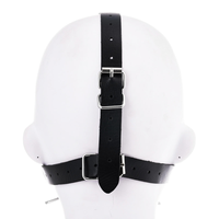 Ninghao Populaire BDSM Crochets nasaux à fixation sur la tête, Dilatateur oral, Bâillon buccal, Ligature de tête, Jouets sexuels érotiques fétichistes