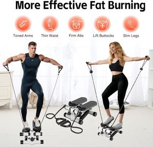 Mini stepper d'intérieur en acier personnalisable et réglable, multifonctionnel et silencieux pour le fitness - Product Image 5
