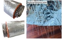 Conduite d'air flexible isolée par aluminium de ventilation pour le système de la CAHT de climatisation