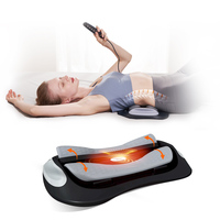 Masajeador de espalda Alphay, dispositivo de tracción lumbar con terapia de calefacción, masaje lumbar, masajeador de cintura abdominal
