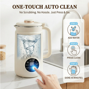 Licuadora Eléctrica para <span class=keywords><strong>Leche</strong></span> <span class=keywords><strong>de</strong></span> Soya <span class=keywords><strong>de</strong></span> 1.2L, Exprimidor Automático sin Filtro, Recipiente <span class=keywords><strong>de</strong></span> Acero Inoxidable, Conservación del Calor, para Cocina Doméstica - Product Image 3