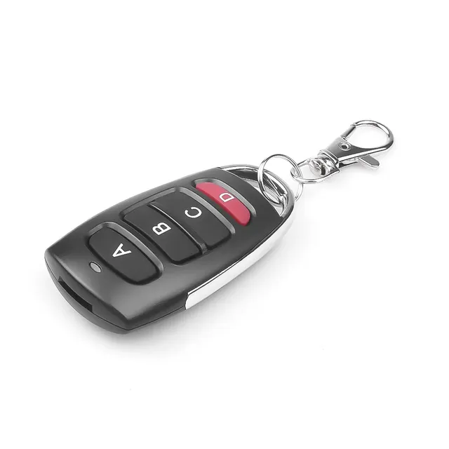 Universal 433Mhz Remote Control Auto 4 Channel Code Garage Gate Door Garage Door Control Duplicator Portal Remote Control Key