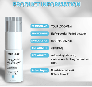 Champú en polvo para el volumen del cabello, personalizado, antioleoso, fácil de usar en casa - Product Image 2