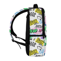 Sac à dos personnalisé avec fermeture éclair et impression intégrale, sac à dos décontracté pour l'école, hommes, femmes, sport, sublimation, marque de mode