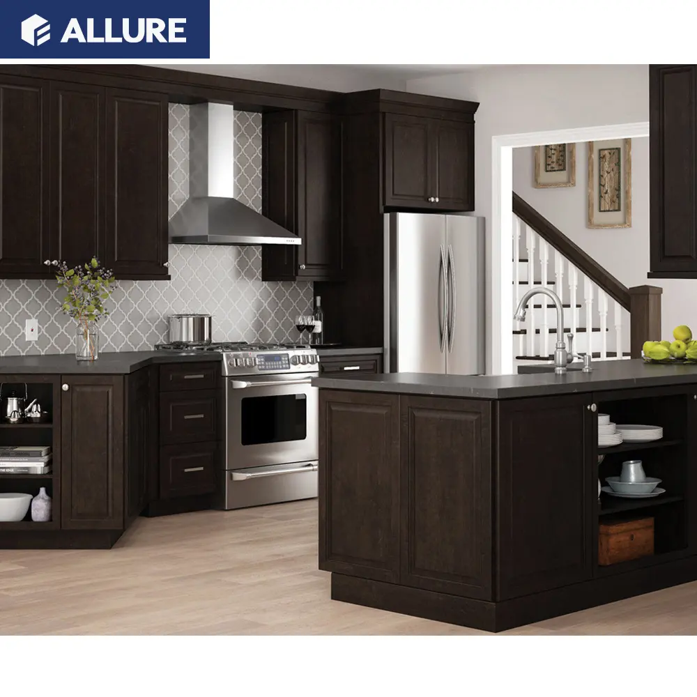 Allure Cheap Price Photos Laminate Sheet Kitchen Sink Cabinet Base with White Cabinets