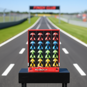 Juego de 4 coches RC de juguete con ruedas libres de cuatro tubos y 8 piezas de repuesto para carreras de segundos. - Product Image 3