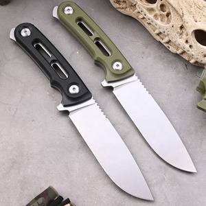 Cắm Trại Ngoài Trời săn bắn bằng thép không gỉ chiến thuật đ<span class=keywords><strong>a</strong></span> năng dao G10 xử lý tùy chỉnh sinh tồn tự vệ dao tiện ích cho - Product Image 3