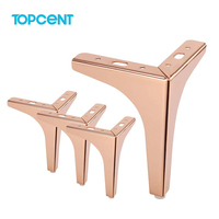 Pour Topcent moderne industriel métal meubles jambes Restaurant Table Base bureau banc salle à manger café bureau pour la maison ou le bureau