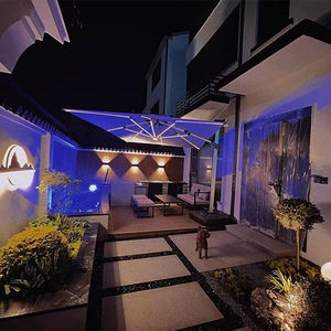 Durable jardín al aire libre 360 rotación <span class=keywords><strong>Patio</strong></span> paraguas sombrilla a prueba de lluvia a prueba de sol sombrillas - Product Image 5