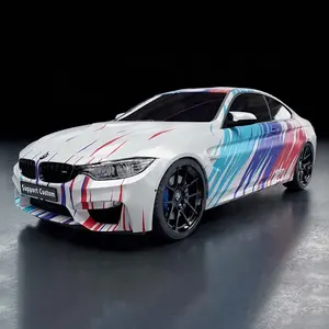 1.52m Full auto vehicle custom vinyl car wrap printing car body vinyl wrap printed wrapping car design