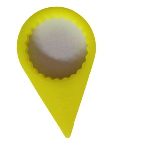 Indicador de tuercas HB36YPE amarillo fluorescente para camiones, autobuses y autocares, marca de fijación - Product Image 2