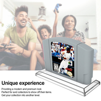 Support de présentation pour cartouche de jeu N64, base pratique pour cartouche de jeu, présentoir pour cartouche de jeu