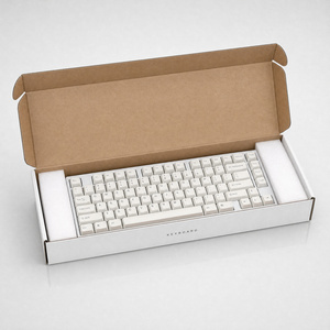 Boîtes d'emballage TY personnalisées avec logo imprimé, boîtes d'expédition en carton ondulé pour accessoires électroniques, clavier, livraison en emballage plat - Product Image 6