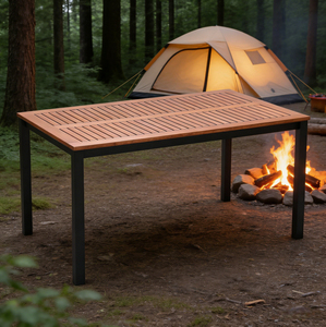 Best-selling <b>High</b>-quality Modern Outdoor Dining <b>Table</b>. Made of Durable, UV-resistant <b>and</b> Waterproof Aluminum Material LX23047 We - Product Image 4