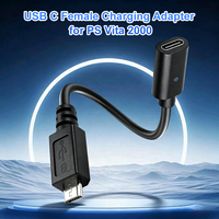Câble adaptateur de charge Type-C pour console de jeu PS Vita 2000, charge rapide PD, matériau PVC, provenant du Guangdong