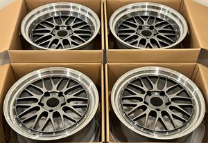 SW 2 pièces forgé or LM aluminium 17 ''18'' 19 ''5x114.3 5x130 jante pour BMW M2 M3 M4 E36 E46 Porsche 997 - Product Image 6
