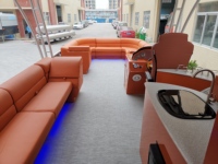 Nouvel Arrivage Yacht de Luxe Double Pont de 30 Pieds, Meilleur Bateau Ponton en Aluminium Fibre de Verre pour Croisière Pêche Sports – Moteur Hors-Bord Inclus