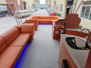 Nouvel Arrivage Yacht <span class=keywords><strong>de</strong></span> Luxe Double Pont <span class=keywords><strong>de</strong></span> 30 Pieds, Meilleur <span class=keywords><strong>Bateau</strong></span> Ponton en Aluminium Fibre <span class=keywords><strong>de</strong></span> Verre pour Croisière Pêche Sports – Moteur Hors-Bord Inclus - Product Image 6