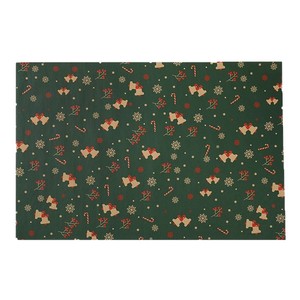 Papier cadeau de Noël rétro en kraft, simple face, pour emballage cadeau et artisanat, vente en gros - Product Image 5