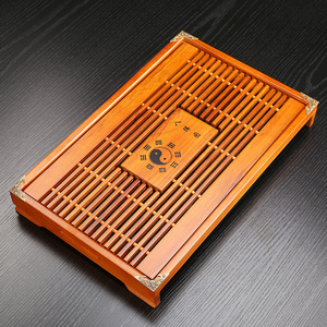 Solid Wood <b>Tea</b> <b>Tray</b> Drawer Type Drainage Kung Fu <b>Tea</b> Set <b>Tray</b> Water Receiving Chinese <b>Tea</b> Table Flat Design Durable - Product Image 4