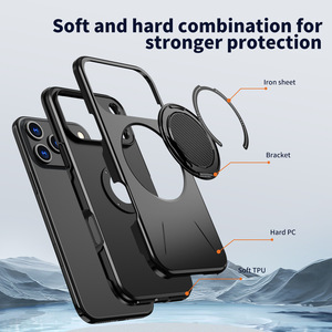 360 °   Funda Magnética con Soporte para Xiaomi Poco <span class=keywords><strong>M8</strong></span>, Redmi Note 14, 15 Pro Plus 5G, 14T, 15T, 17, Antigolpes - Product Image 5