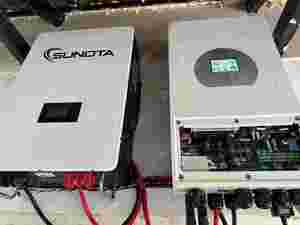 <span class=keywords><strong>Batterie</strong></span> de stockage tout-en-un Sundta LiFePO4 10 kWh 51,2 V avec BMS intelligent IP65, 200 Ah, 12 000 cycles profonds, communication CAN, solaire domestique - Product Image 3
