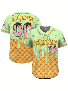 Maillot de baseball personnalisé avec logo, nom et numéro pour hommes et femmes, sublimation, manches courtes, entraînement, respirant, séchage rapide - Product Image 5