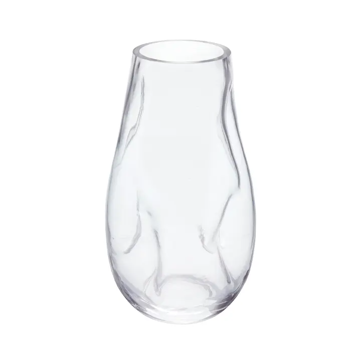 Vaso de vidro para casamento, vaso de vidro à prova de quebra com torção