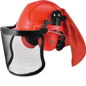 قبعات عالية الجودة مع واقي شبكي وأغطية أذن بإلغاء الضوضاء ، قبعة صلبة للبناء الصناعي - Product Image 2