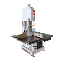 Scie à os électrique commerciale haute puissance 220V, nouvelle machine de découpe de viande de porc et de pieds de porc pour usage sur comptoir, idéale pour la transformation de viande congelée