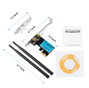 Tarjeta de red inalámbrica PCI-E Compatible con <span class=keywords><strong>tp</strong></span>-<span class=keywords><strong>link</strong></span>, receptor <span class=keywords><strong>Wifi</strong></span> de 1200M, tarjeta integrada de escritorio, adaptador 2T2R PCI-E de doble banda - Product Image 6