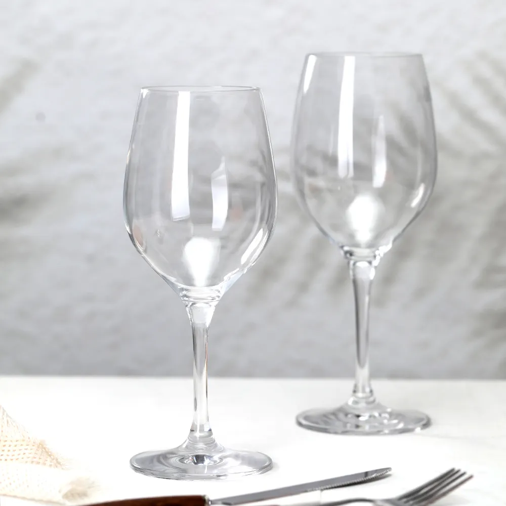FAWLES Logo personalizzato di alta qualità chiaro vino per uso domestico calice lungo stelo di cristallo di vino rosso bicchieri di vino per il ristorante Hotel Party