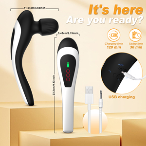 Pistola de Masaje Eléctrica de Tejido Profundo, Potente Masajeador de Percusión para Recuperación Muscular, Alivio del Dolor, Entrenamiento Físico, Relajación Corporal - Product Image 3