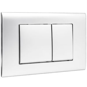 Panel de Botones de Doble Descarga para Inodoro, Compatible con Geberit, Sigma01 20 30 UP300 UP320 115770115, 245x164mm - Product Image 1