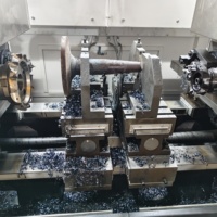 Machine de centrage CNC double extrémité XY1520, 4 axes, auto-centrante hydraulique, pour fraisage et perçage, avec banc en fonte, commande FANUC, CE ISO