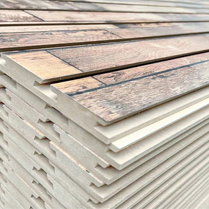 <span class=keywords><strong>MDF</strong></span> de alta calidad Ranurado con inserto de aluminio tablero de melamina pantalla Slatwall Panel - Product Image 2