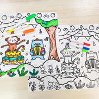 Grande tappetino per pittura artigianale in Silicone antiscivolo in Silicone per bambini Art Creator fatto a mano fai da te