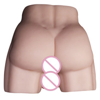 Warrior III Lebensechter Realistischer Muskulöser Bauch Po Oberschenkel Männliche Hüfte Gesäß Geformter Anal-Masturbator Silikon-Muskeln Sexspielzeug für Männer