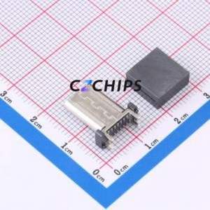 HC-TYPE-C-16P-LT01C USB Connector SMD Connector ( Connector Type: Type-C )( Gender: Female )( Mounting Type: Vertical Mount ) - Product Image 2