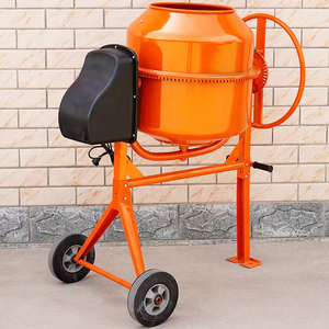 Small Portable 2023 250l Drum Mobile Cement Machine Price Mini Electric Mixer Concrete