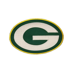 NFL 축구 빈티지 3 "타원형 G 팀 로고 패치 사용자 정의 로고 Nfl 팀 자수 그린 베이 패커 - Product Image 1